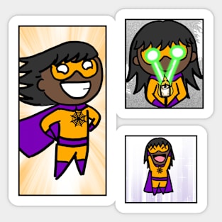 Halloween Superhero Sticker Pack Sticker